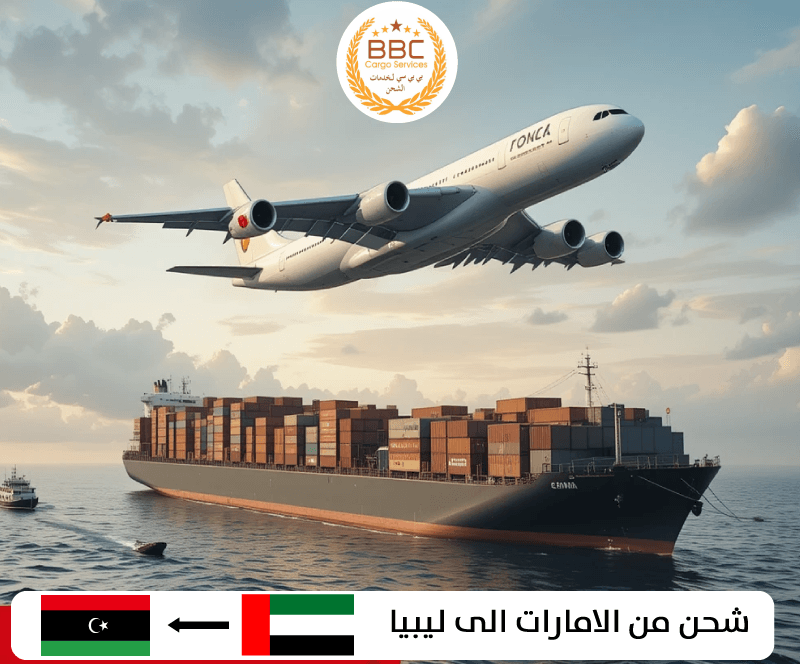 شحن سريع من دبي الى ليبيا