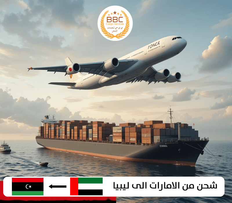 شحن سريع من دبي الى ليبيا