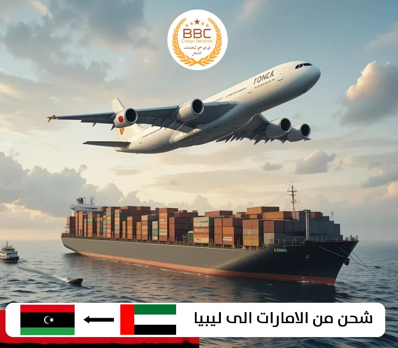 شحن سريع من دبي الى ليبيا