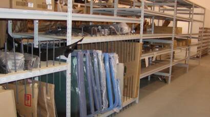 Storage company in Dubai for equipment spare parts cars