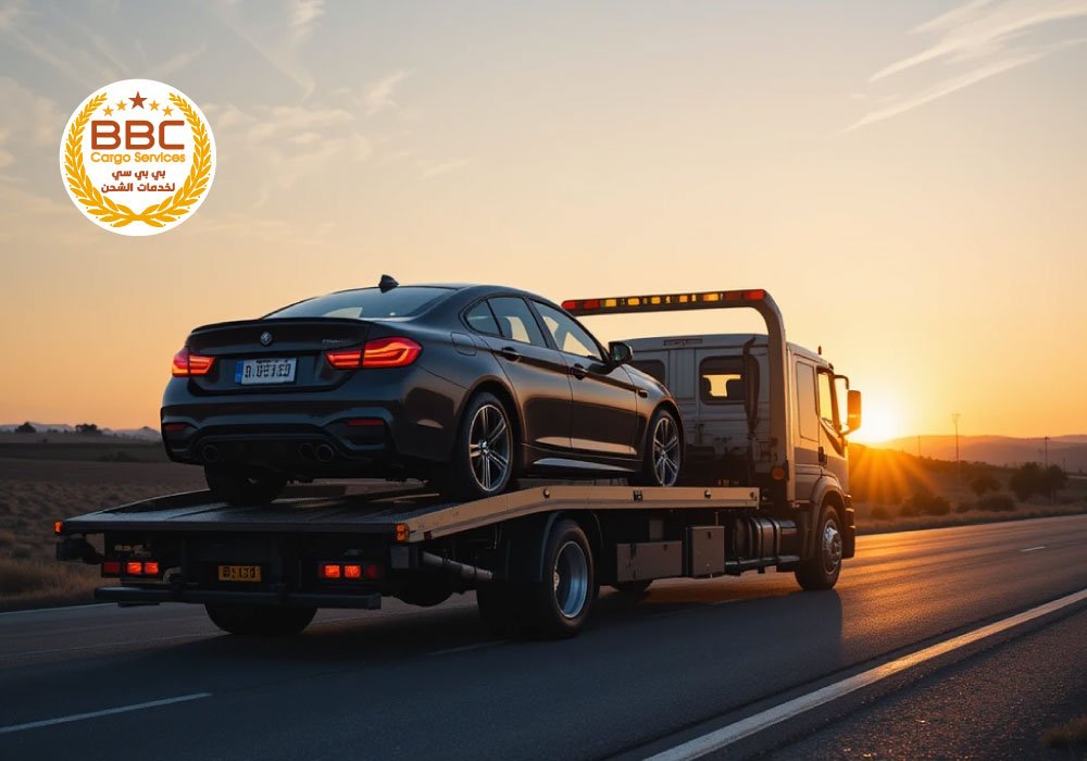 Flatbed Truck for Transporting Cars from Saudi Arabia to UAE 1 Flatbed Truck for Transporting Cars from Saudi Arabia to UAE