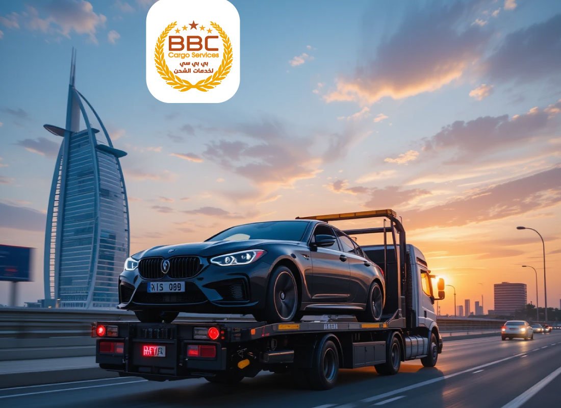 Car Transport Flatbed Truck from Dubai to Saudi Arabia, Kuwait, Qatar, Bahrain, and Oman